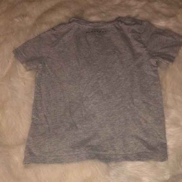 Tribal print Grey and Green Burberry Shirt - Picture 2 of 2